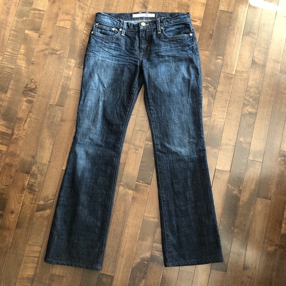 JOE’S Jeans Dark Wash Low Rise Slim Bootcut Jeans Size 27 - Picture 3 of 14